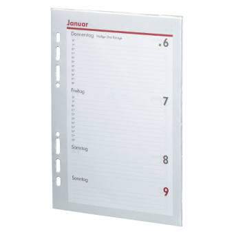 Manager A5 Kalendarium (1 Woche = 2 Seiten) 