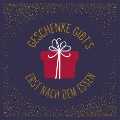 Serviette Weihnachten Geschenk 20 Stck. 