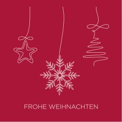 Serviette Weihnachten Schneeflocke 20 Stck. 
