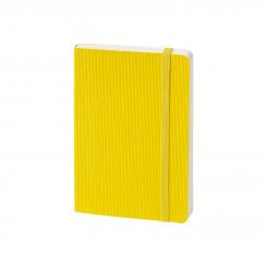 Softcover, geprägt, gelb 