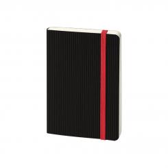 Softcover, geprägt, schwarz 