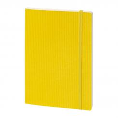 Softcover, geprägt, gelb 