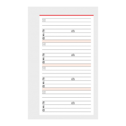 Pocket A7 Adressen 50 Blatt 