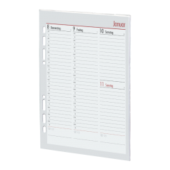 Manager A5 Kalendarium (1 Woche = 2 Seiten) vertikal 
