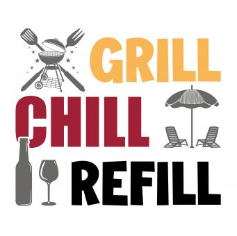 Serviette Lunch Grill Chill Refill 20 Stck. 