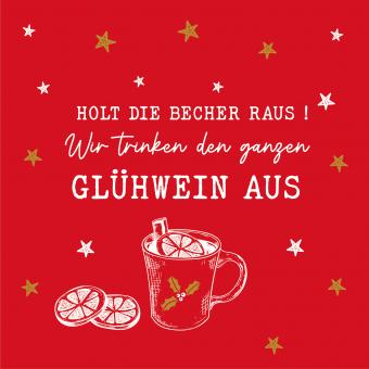 Serviette Weihnachten Glühwein 20 Stck. 