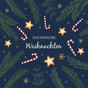 Serviette Weihnachten Zuckerstangen 20 Stck. 