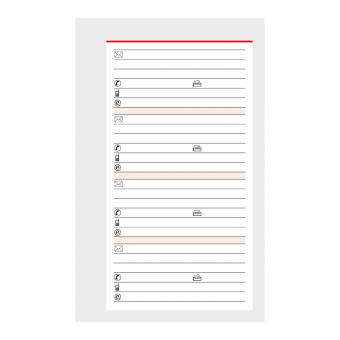 Kompakt A6 Adressen 50 Blatt 